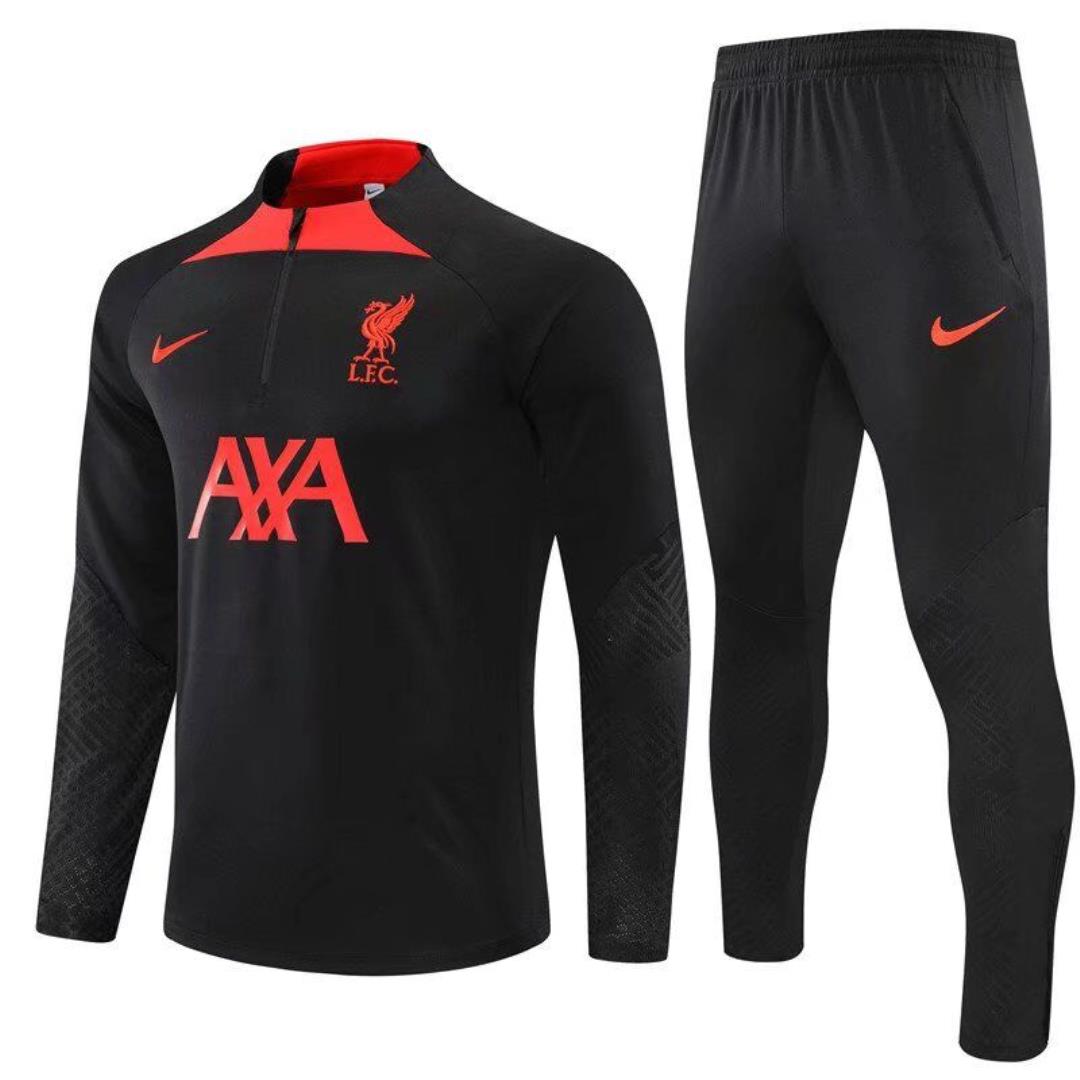 AAA Quality Liverpool 22/23 Tracksuit - Black/Red